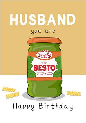 Husband Besto Birthday Card