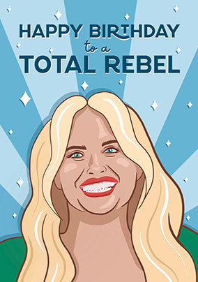 Total Rebel Birthday Card