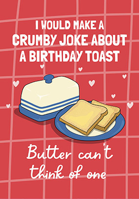 Crumby Joke Birthday Card
