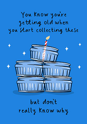 Collecting Jars Birthday Card