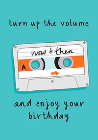 Turn up the Volume Birthday Card