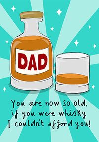 Tap to view Dad Whiskey Birthday Card