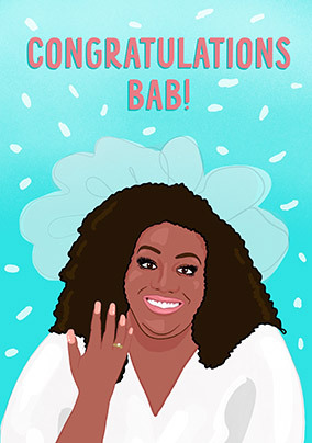 Congratulations Bab Topical Card