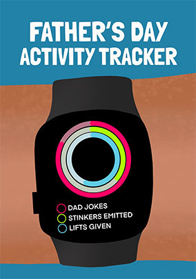 Father's Day Activity Tracker Card