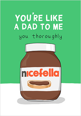 Like a Dad  Father's Day Card