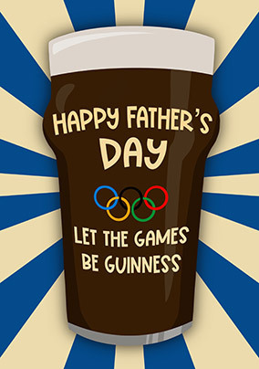 Let the Games Father's Day Card