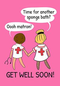 Tap to view Sponge Bath Get Well Card