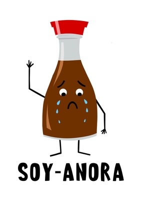 Soy-anora Leaving Card