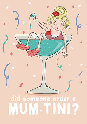 Mum-tini Mother's Day Card