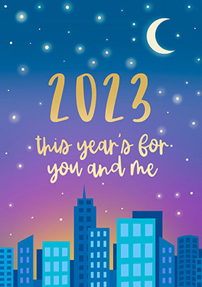 You and Me 2023 New Years Card