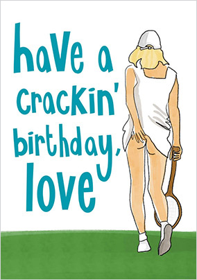 Crackin Love Birthday Card