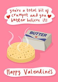 Tap to view Bit of Crumpet Valentine's Day Card