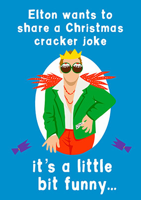 A Funny Cracker Joke Christmas Card
