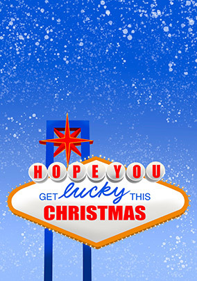 Get Lucky Christmas Card