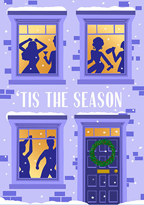 Tis' the Party Season Christmas Card