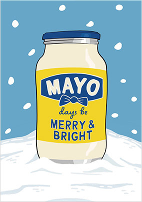 Mayo Days be Merry and Bright Christmas Card