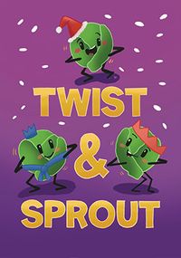 Twist and Sprout Christmas Card