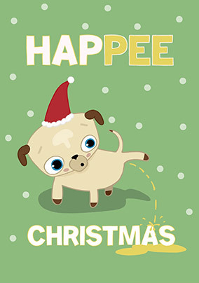Happee Christmas Funny Card