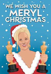 Meryl Christmas Spoof Card
