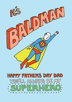 Baldman Father's Day Card