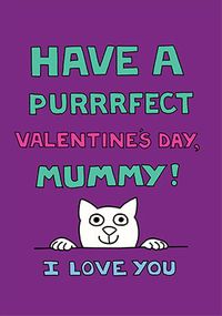 Tap to view Purrfect Valentine's Day Mummy Card