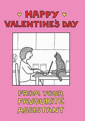 Fave Assistant Valentine's Day Card