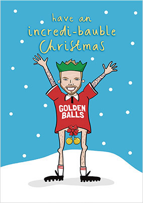 Incredi-bauble Christmas Card