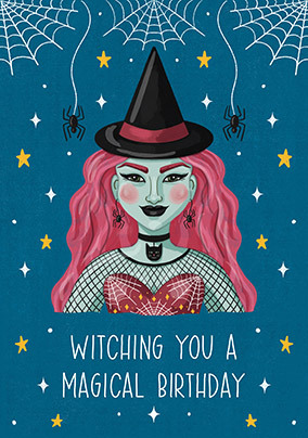 Witching you a Magical Birthday Card