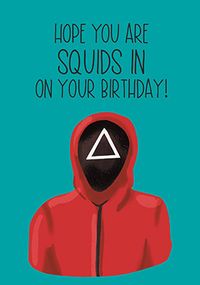 Squids in Birthday Card