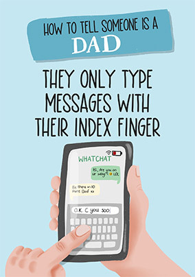 How to Tell Someone is a Dad Father's Day Card