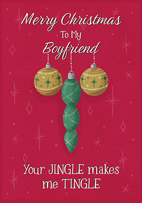 Your Jingle Makes Me Tingle Christmas Card