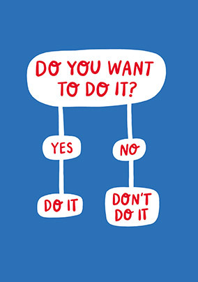 Flow Chart Funny Card