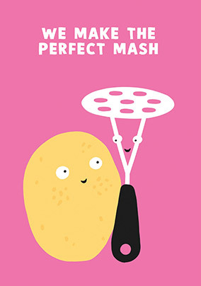 Perfect Mash Valentine's Day Card