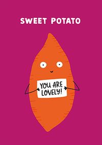 Tap to view Sweet Potato Valentine's Day Card