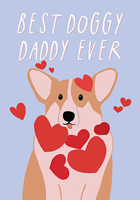 Best Doggy Daddy Valentine's Day Card