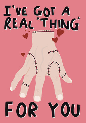 Thing for You Spoof Valentine's Day Card