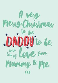 Tap to view A Very Merry Christmas Daddy to Be Card