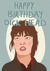 Rude TV Related Happy Birthday Card