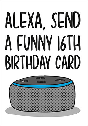 Send A Funny 16th Birthday Card