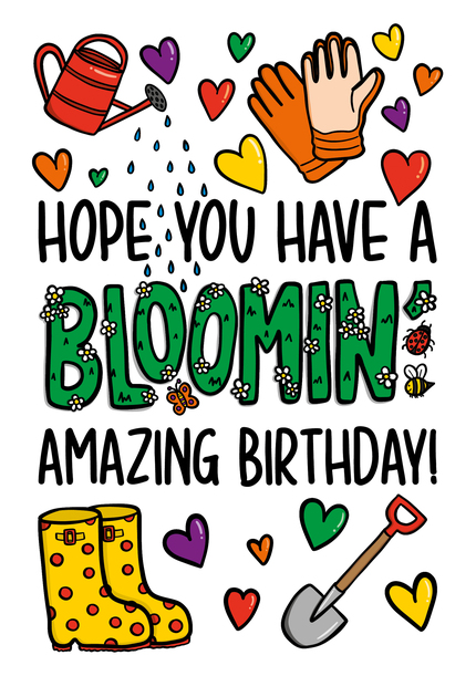 Bloomin' Amazing Birthday Card