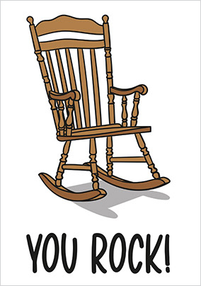 You Rock Congratulations Card