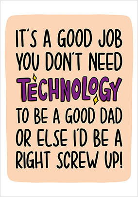 To Be a Good Dad Father's Day Card
