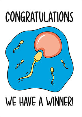 Congratulations Winner New Baby Card