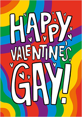 Happy Valentine's Gay Card