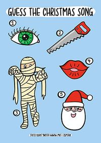 Tap to view I Saw Mummy Spoof Christmas Card