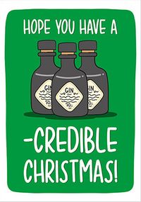 Gin-credible Christmas Card