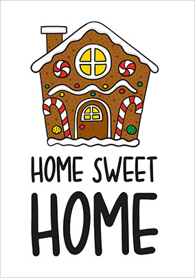 Home Sweet Home New House Christmas Card