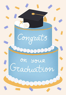 Graduation Cake Card