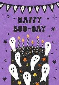 Happy Boo-Day Birthday Card