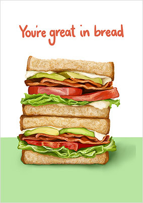 Great in Bread Anniversary Card